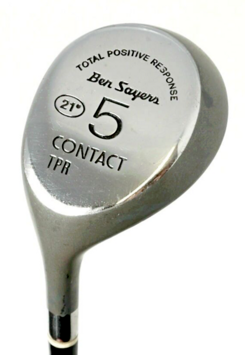 Vintage Left Handed Ben Sayers Contact TPR 21 Degree 5 Wood Regular Steel Shaft