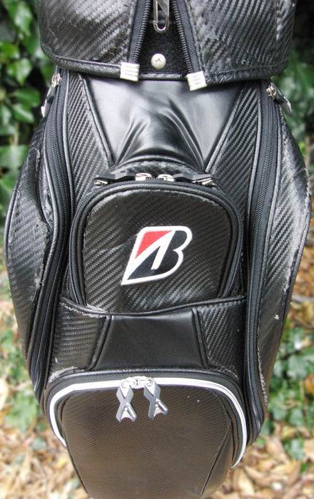 6 Division Bridgestone TourStage Carry Cart Tour Golf Clubs Bag