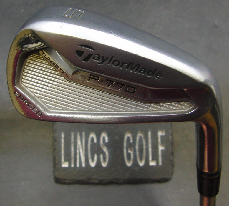 Taylormade P770 Forged 5 Iron Stiff Steel Shaft Golf Pride Grip