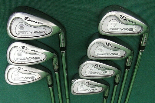 Set Of 7 x Benross VX-2i 4-PW Irons Regular Steel Shafts Golf Pride Grips