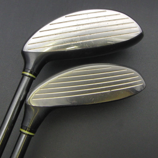 Set of 2 Kasco Power Tornado Super Hyten 3 + 5 Hybrids Regular Graphite Shafts