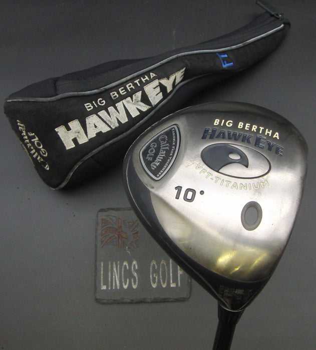 Callaway Big Bertha Hawk Eye VFT 10° Driver Stiff Graphite Shaft Callaway Grip