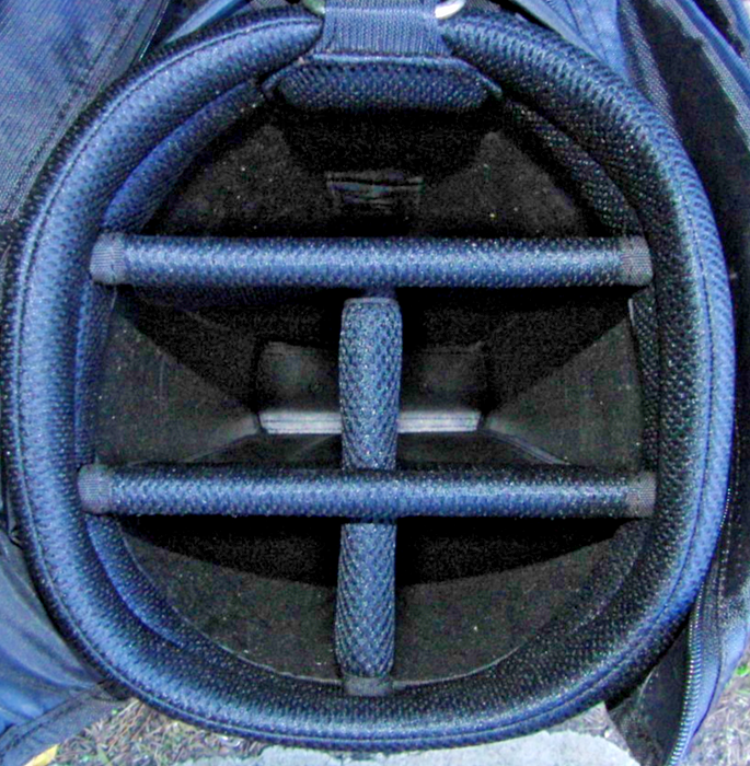 5 Division Mizuno T-Zoid Golf Cart Carry Trolley Golf Clubs Bag*