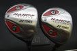 Set of 2 Yonex NanoV Nextage 3+5 Woods Regular Graphite Shafts Bolux Grips