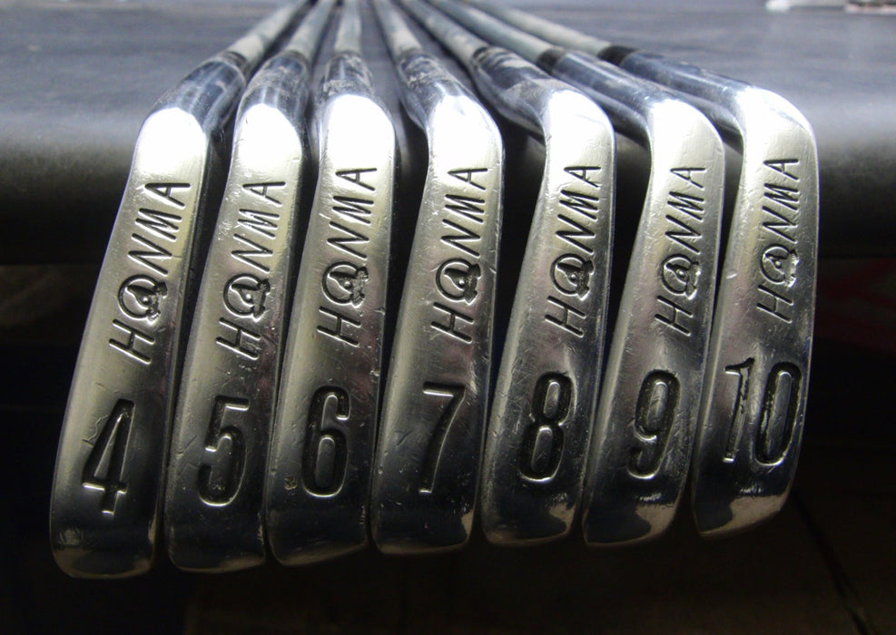 Set of 7x Honma CL-708 Professional Irons 4-10 Stiff Graphite Shafts Honma Grips
