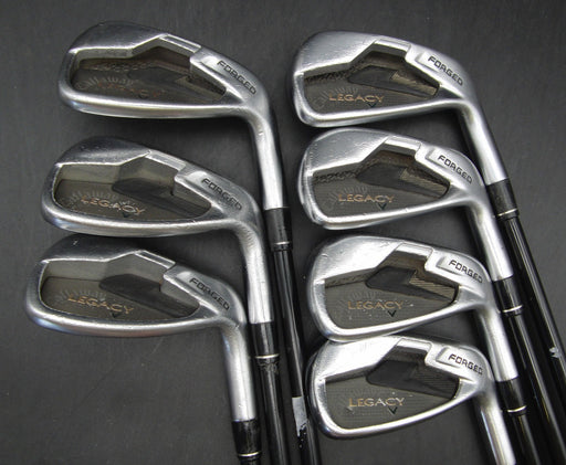 Set of 7x Callaway Legacy 5-PW + AW Irons Regular Graphite Shafts Callaway Grips