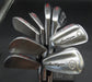 Left-Handed Set of 8x Ben Hogan Apex II White Cameo 3-PW Irons Stiff Steel