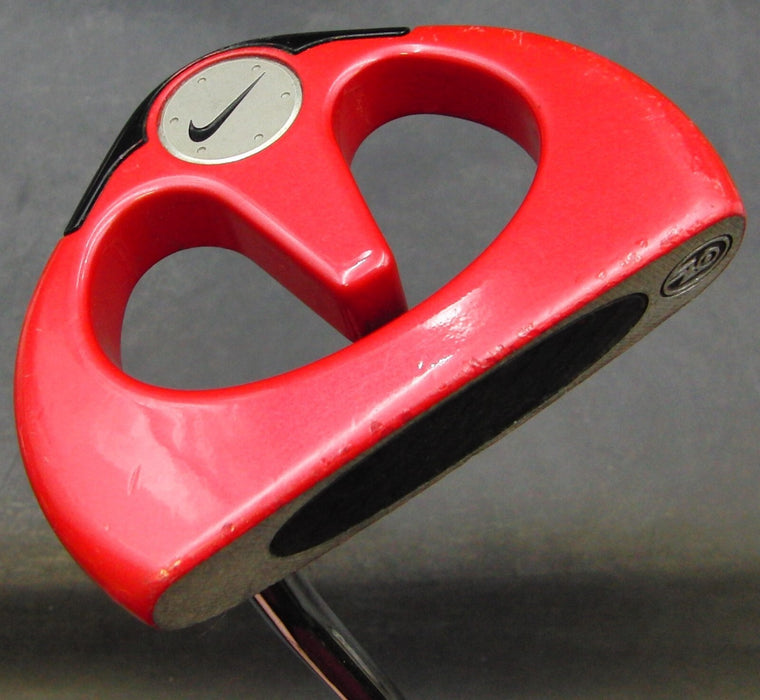 Red Nike OZ T100 Putter Steel Shaft 84cm Length Psyko Grip