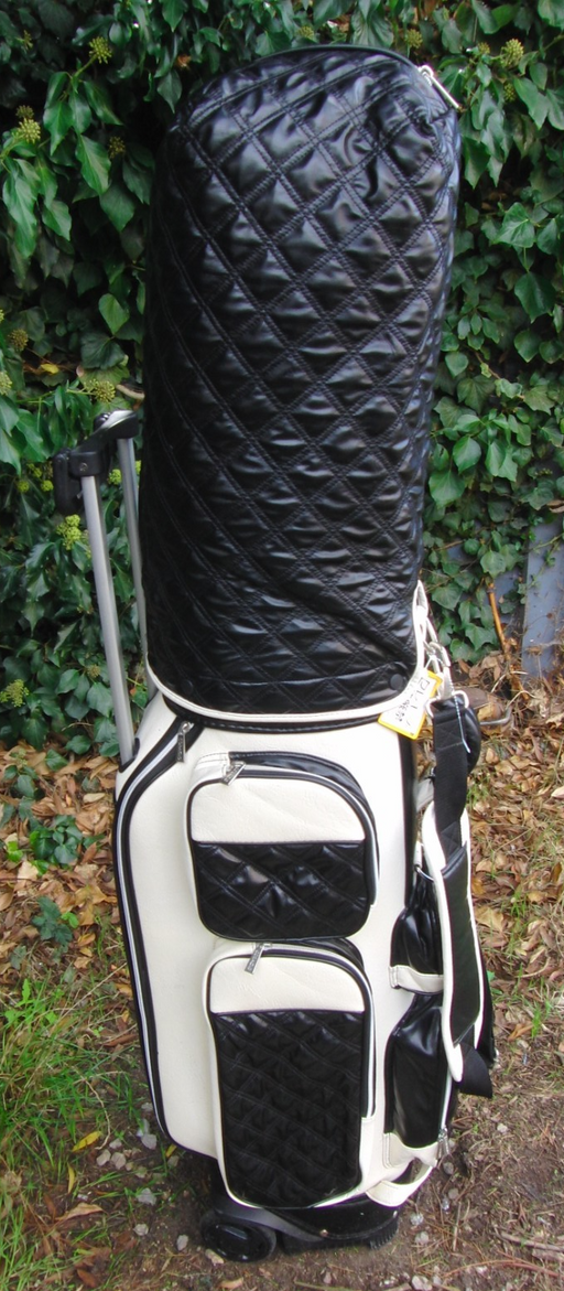 4 Division Coragio Carry Cart Trolley Golf Clubs Bag with Wheels**