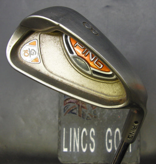Ping G10 Black Dot 8 Iron Regular Steel Shaft Ping Grip