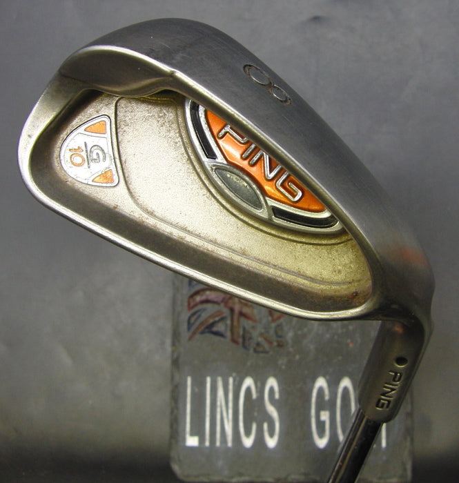 Ping G10 Black Dot 8 Iron Regular Steel Shaft Ping Grip