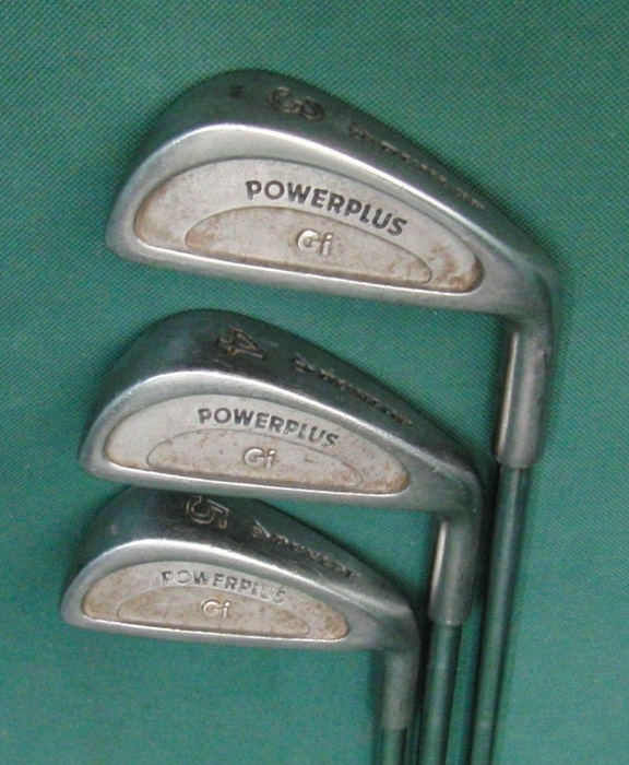 Set of 3 x Dunlop Powerplus Gi 3-5 Irons Avon Grips