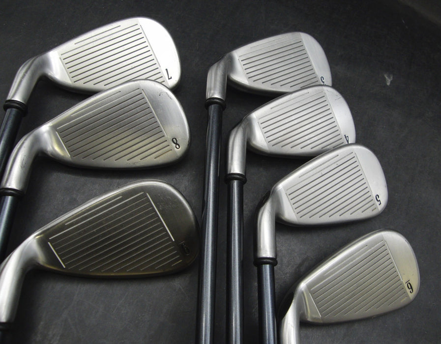 Set of 7x Callaway Big Bertha 2002 Irons 3-9 Regular Graphite Shafts with Grips*