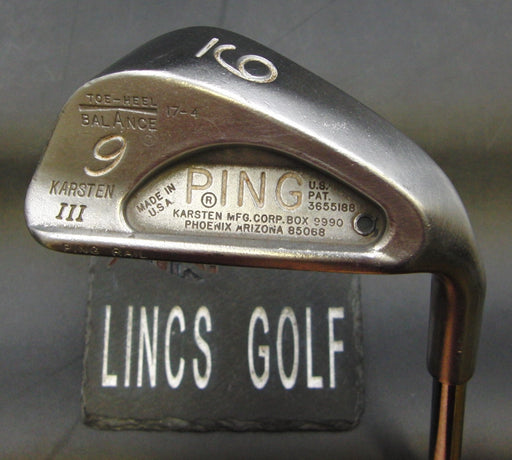 Ping Karsten III Toe-Heel Balance Black Dot 9 Iron Regular Steel Shaft G/P Grip