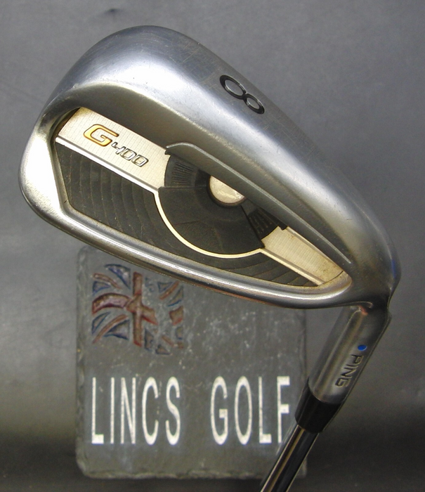 Ping G400 Blue Dot 8 Iron Stiff Steel Shaft Golf Pride Grip