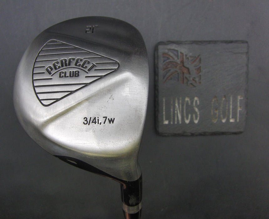 Perfect Club 3/4i 21° 7 Wood Extra Stiff Graphite Shaft Honma Grip