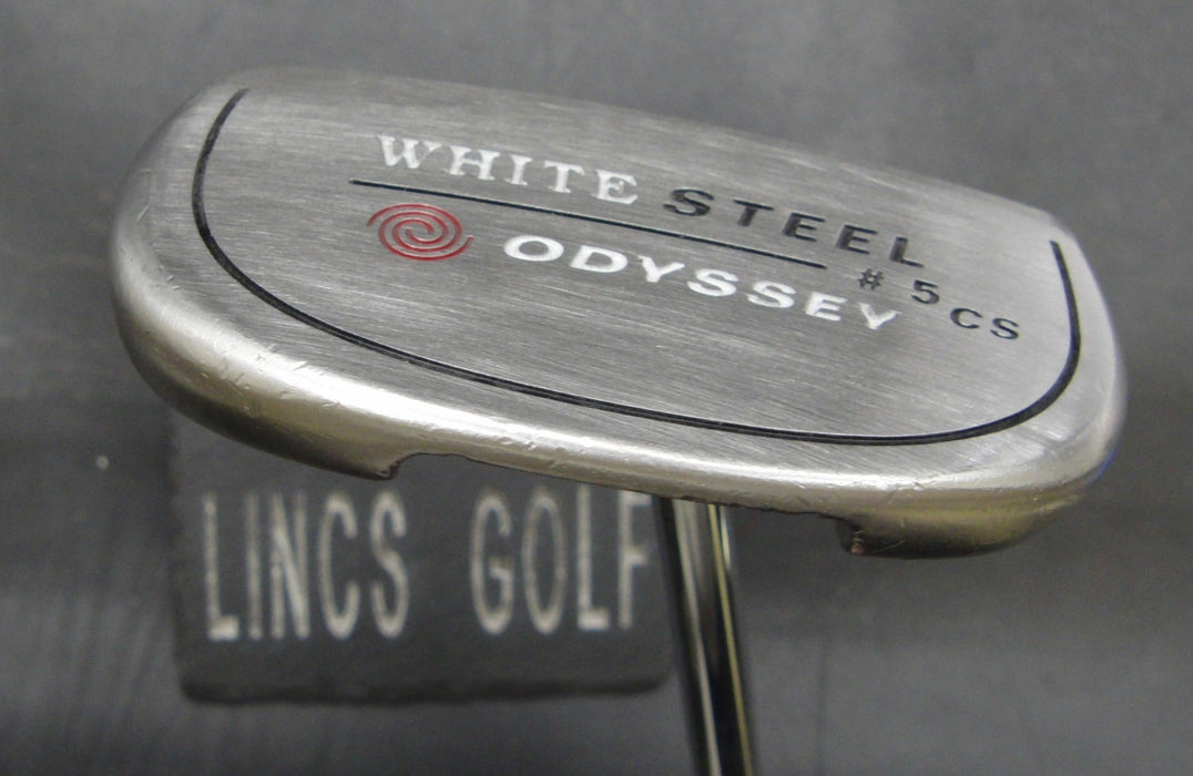 Odyssey White Steel #5 CS Putter Steel Shaft 87cm Length Psyko Grip