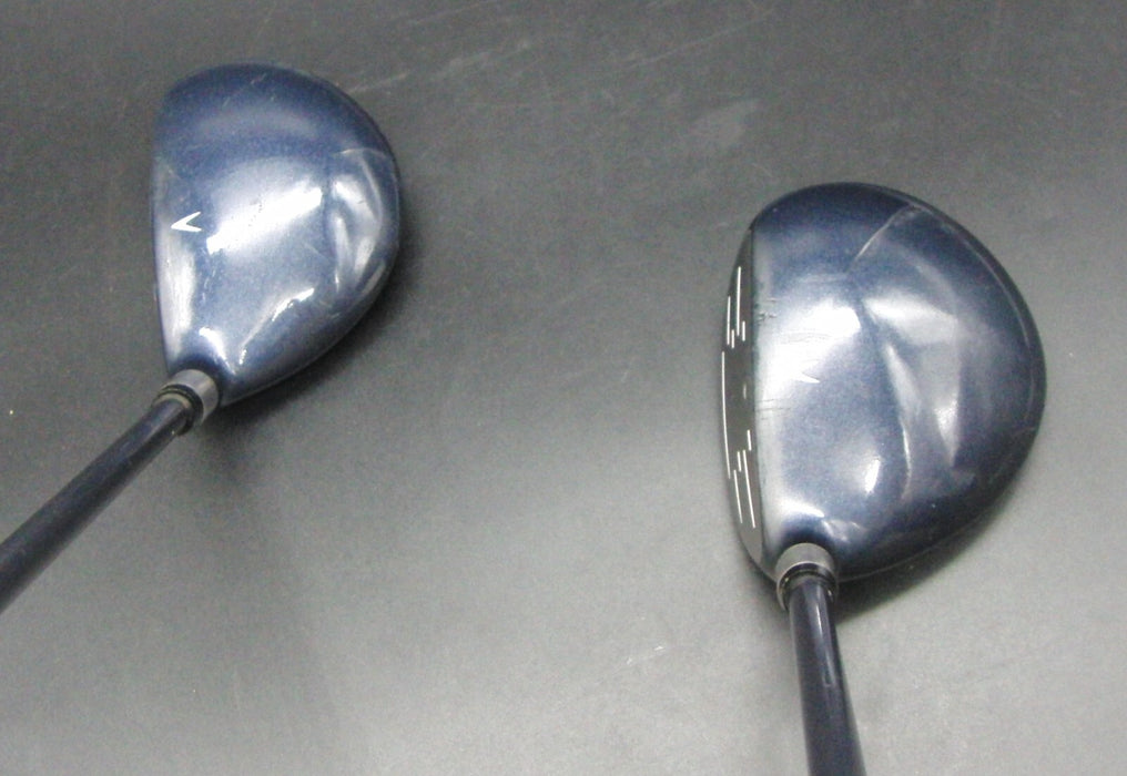 Set of 2 Dunlop Hi-Brid CF1 Maraging Face 3  & 5 Hybrids Regular Graphite Shafts