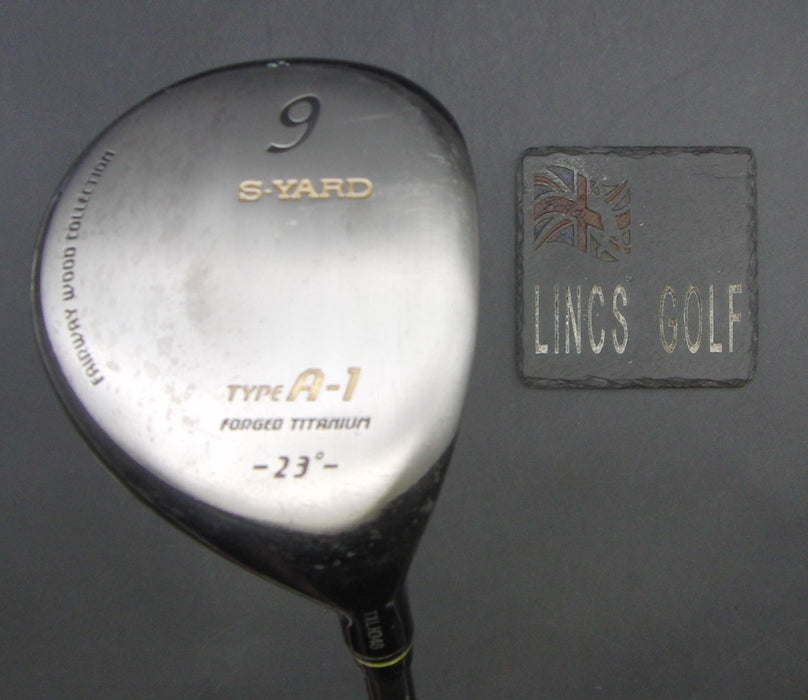S-Yard Type A-1 Forged 23° 9 Wood Regular Graphite Shaft S-Yard Grip