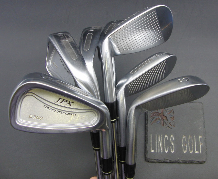 Set of 7 Mizuno JPX E300 5-SW Regular Steel Shafts Mizuno Grips*