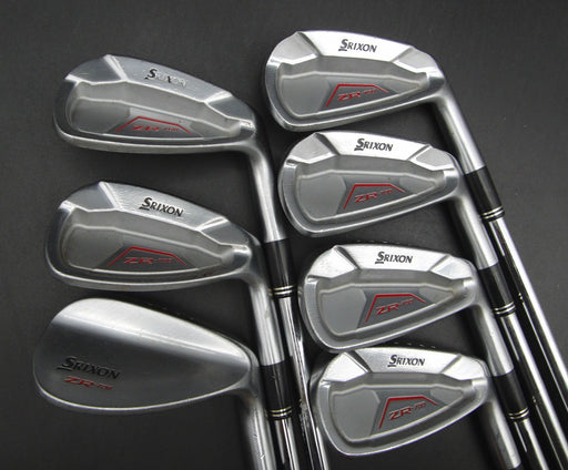 Set of 7x Srixon ZR-700 Forged Irons 5-SW Stiff Steel Shafts Golf Pride Grips*