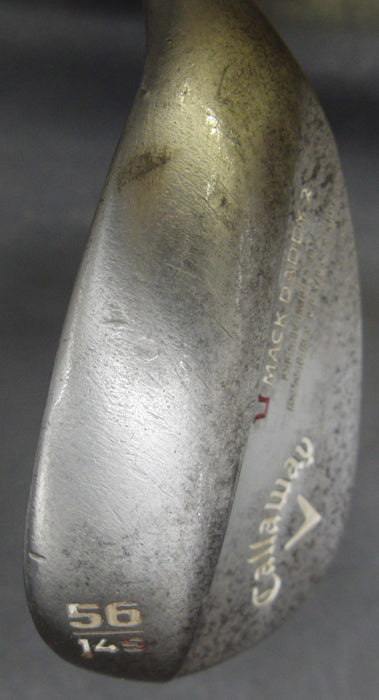 Callaway Mack Daddy 2 56° Sand Wedge Stiff Steel Shaft Golf Pride Grip