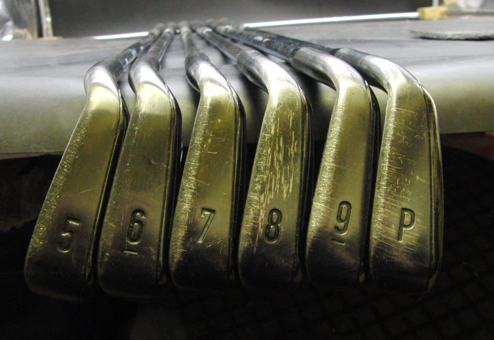 Set of 6x Callaway RAZR X Black Irons 5-PW Stiff Steel Shafts Callaway Grips*