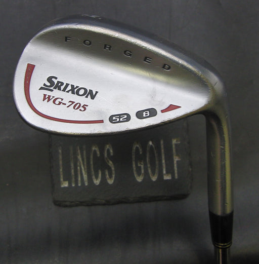 Srixon WG-705 Forged 52° Gap Wedge Stiff Steel Shaft Ignio Grip