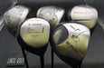 Set of 5x Multi Brands Drivers Regular & Stiff Graphite Shafts Black Grips