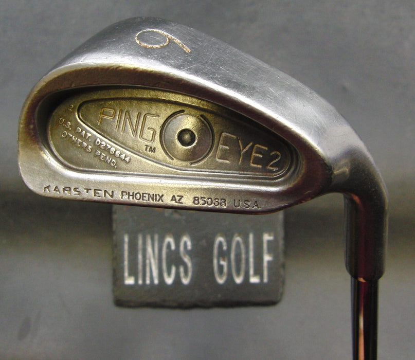 Ping Eye 2 Black Dot 6 Iron Regular Steel Shaft With Grip