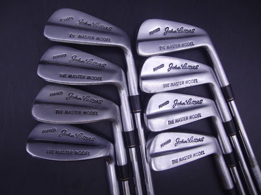 Set of 8x John Letters The Master Model Irons 3-PW Regular Steel Shafts