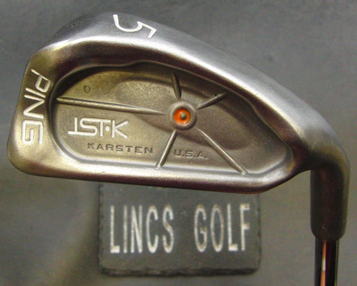 Ping ISI-K Orange Dot 5 Iron Stiff Steel Shaft Ping Grip