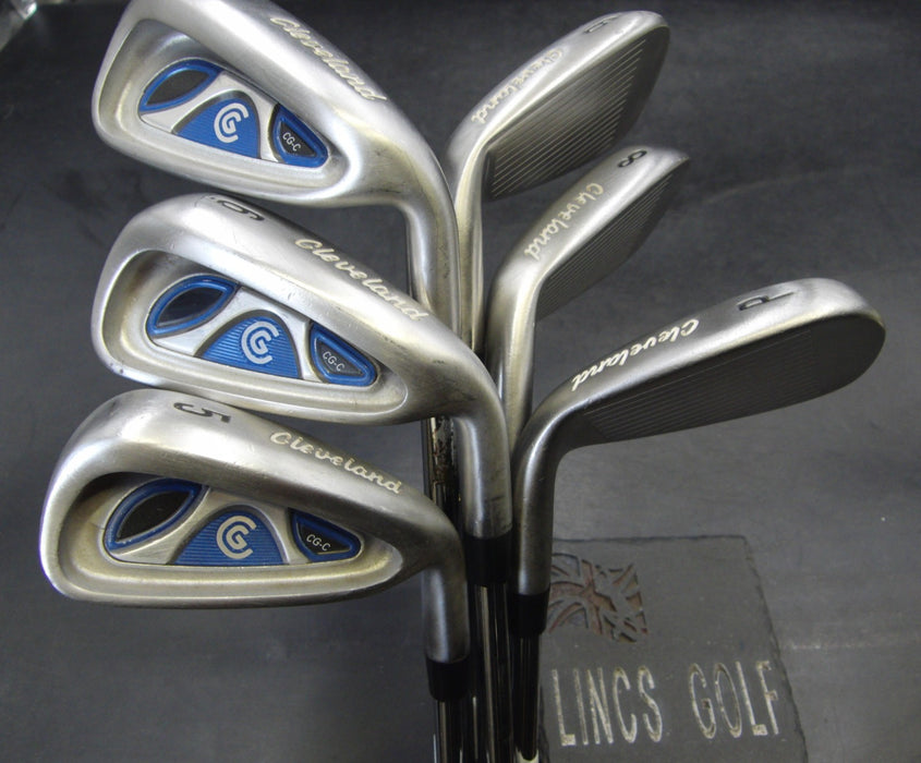Set of 6x Cleveland CG-C Irons 5-PW Stiff Steel Shafts Cleveland Grips