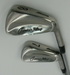 Set of 2 x Mizuno Center Flag 7 + 8 Irons Regular Steel Shafts Mizuno Grips