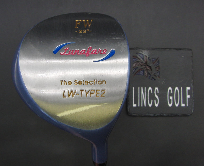 Lunafare The Selection LW-Type 2 22° 7 Wood Regular Graphite Shaft Black Grip