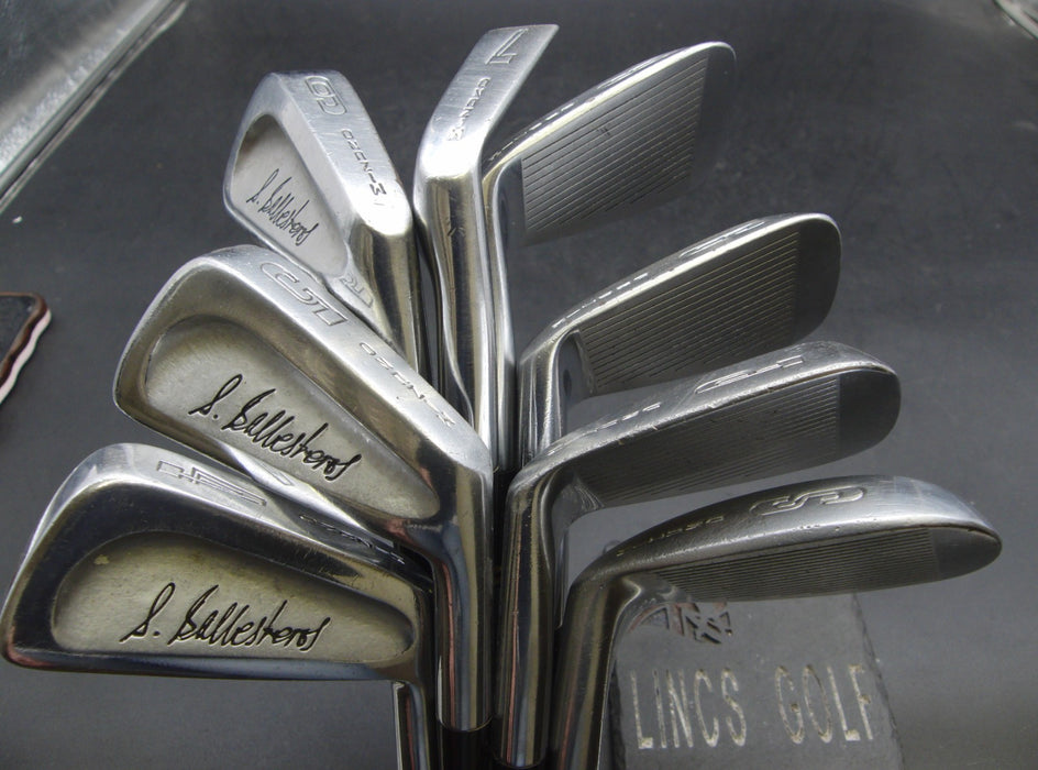 Set of 8x Mizuno Seve Ballesteros Irons 4-SW Regular Steel Shafts Royal Grips*