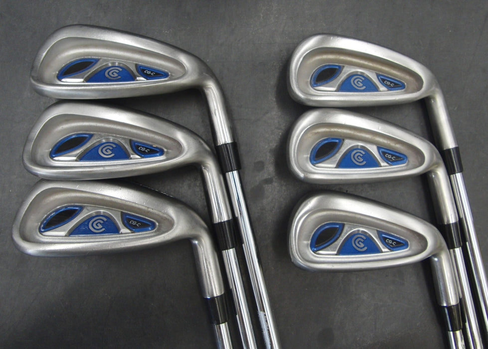 Set of 6x Cleveland CG-C Irons 5-PW Stiff Steel Shafts Cleveland Grips