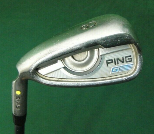 Left Handed Ping G Series Yellow Dot 8 Iron Senior Graphite Shaft G/Pride Grip