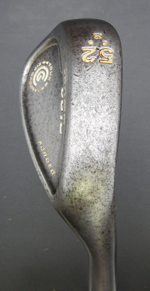 Cleveland CG16 Zip Grooves Tour 52° Gap Wedge Stiff Steel Shaft Black Grip