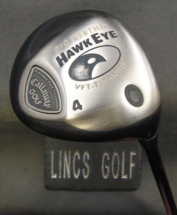 Ladies Callaway Big Bertha Hawk Eye 4 Wood Ladies Graphite Shaft Callaway Grip