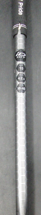 PRGR HIT 3 iD Tungsten 15° 3 Wood Regular Graphite Shaft Golf Pride Grip