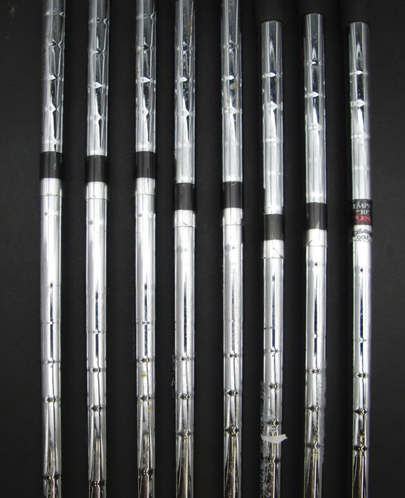 Set of 8x Callaway Big Bertha X-12 Pro Series Irons 3-PW Regular Steel Shafts*