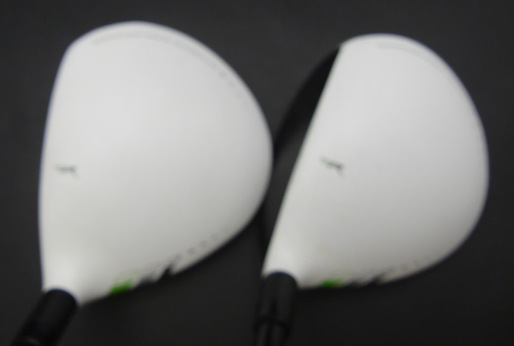 Set of 2 TaylorMade RBZ 15° 3 & 19° 5 Woods Regular Graphite Shafts & HeadCovers