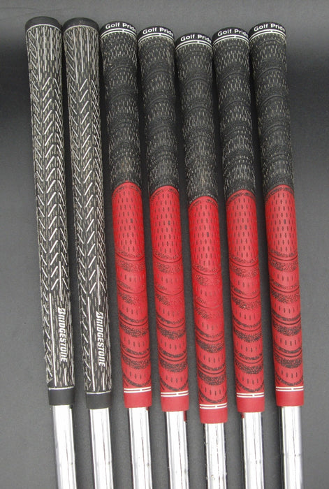 Set of 7x Bridgestone TourStage TS-202 Irons 3-6 & 8-PW Stiff Steel Shafts*