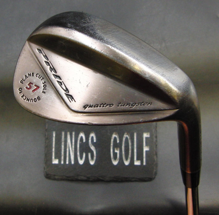 Japanese EON Sports Pride Quattro Tungsten 57º Sand Wedge Stiff Steel Shaft
