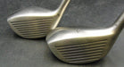 Vintage Set of 2 Titleist Tour Model 16° 3 & 22° 5 Woods Regular Steel Shafts