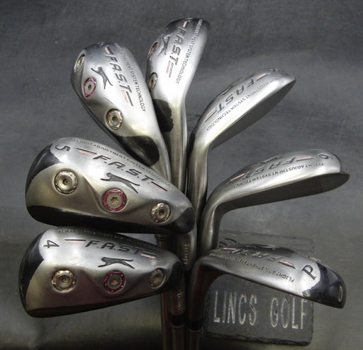 Set of 7 x Ladies Slazenger FAST Irons 4-PW Ladies Graphite Shafts G Tour Grips