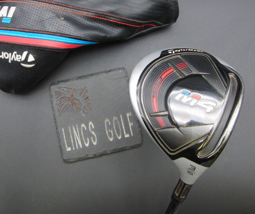 TaylorMade M4 15° 3 Wood Regular Graphite Shaft Golf Pride Grip & TaylorMade HC*