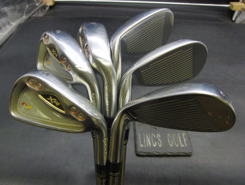 Set of 6 x TaylorMade r7 XR Irons 5-PW Regular Graphite Shafts GolfPride Grips*