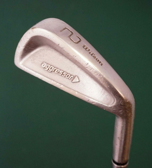 Vintage Wilson Aggressor 2 Iron Regular Steel Shaft Tour Mach Grip